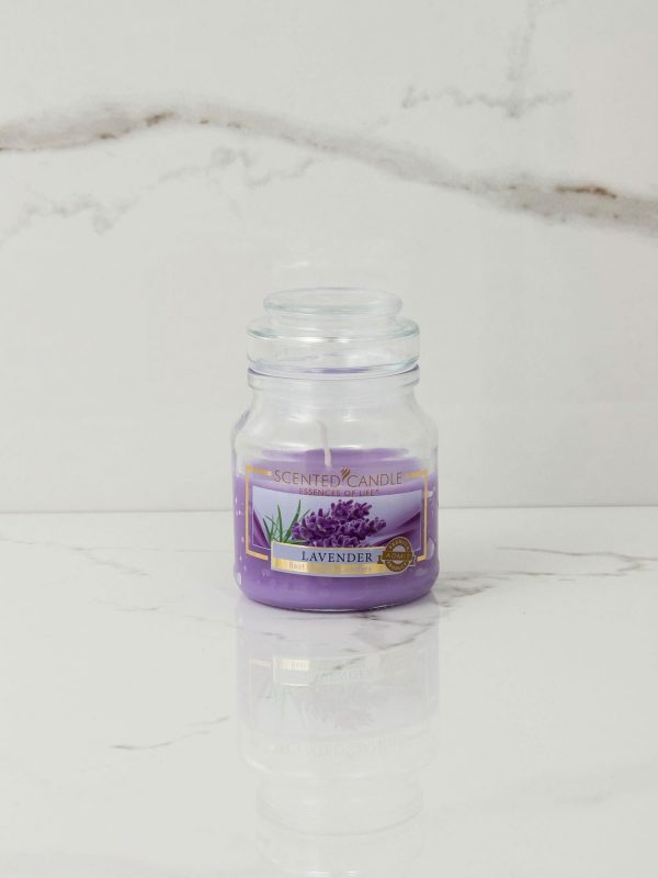 Lavender scented candle