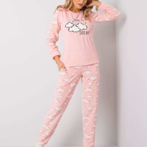 Pale pink pajamas for the winter