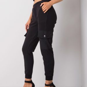 Black sweatpants with pockets Betsy RUE PARIS