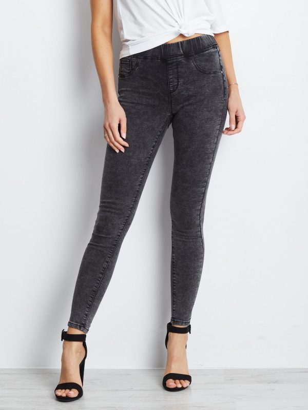 Dark Grey Jeggings Flyaway