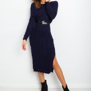 Navy Blue Face Dress