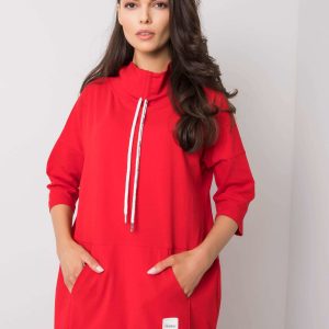 Red Casual Dress Otranto