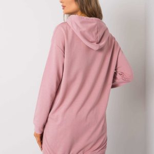 Carmelita Dirty Pink Cotton Hoodie