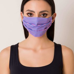 Pink-purple protective mask