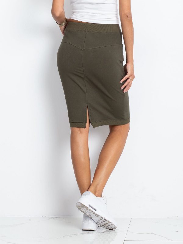 Khaki Skirt Features