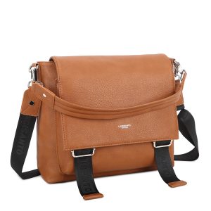 LUIGISANTO Women's Flip Bag Light Brown