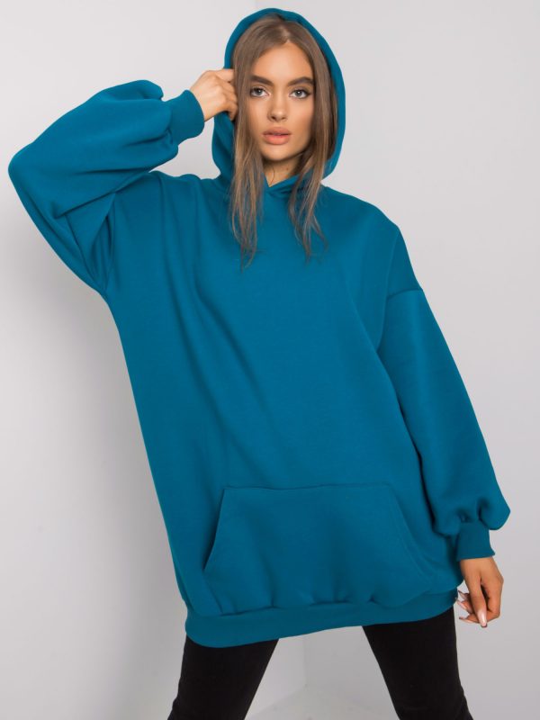 Roselle sea long kangaroo sweatshirt