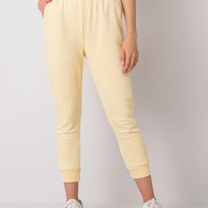 Yellow Clancy Cotton Sweatpants