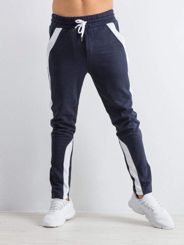 Navy Blue Durable Men's Sweatpants