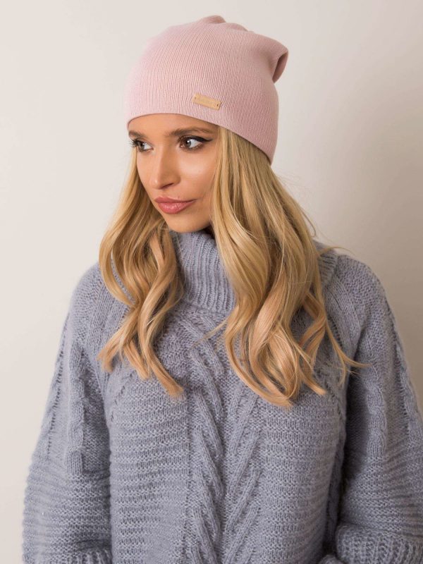 Light pink basic hat RUE PARIS