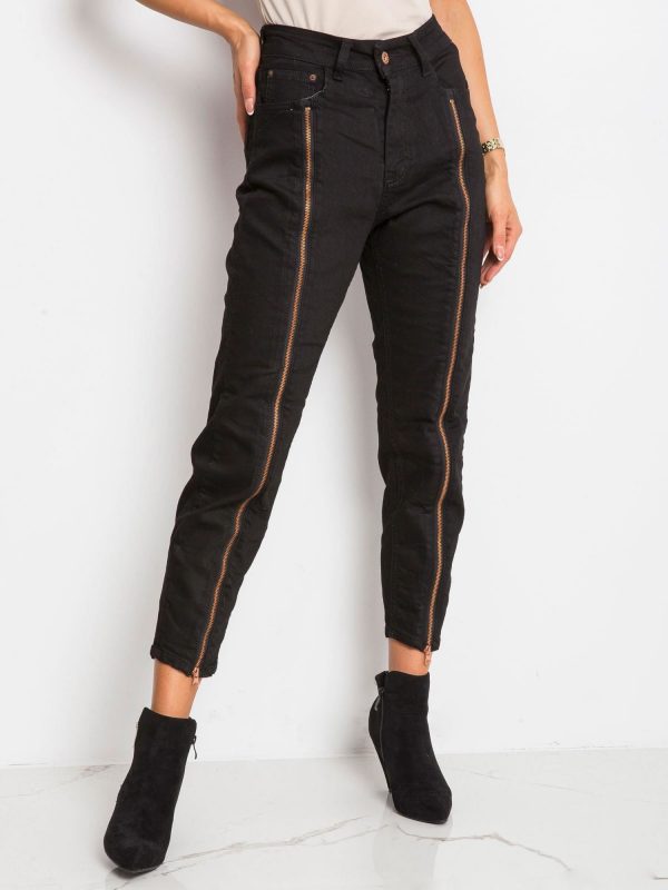 RUE PARIS Black pants Harlow