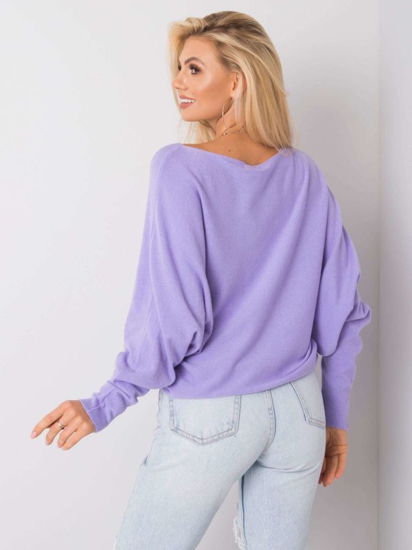 Lilac oversized sweater Preston SUBLEVEL