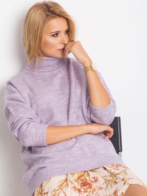 RUE PARIS Purple sweater Cody