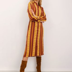 BSL Brown-yellow dress