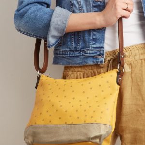 Yellow Purse with Stars