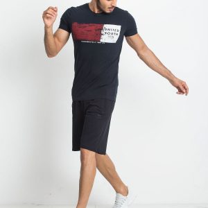 Navy blue T-shirt TOMMY LIFE