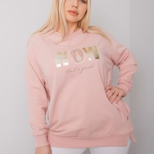 Dirty Pink Plus Size Blouse Long Sleeve Holdenville