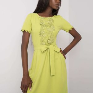 Green Amberly Lace Dress