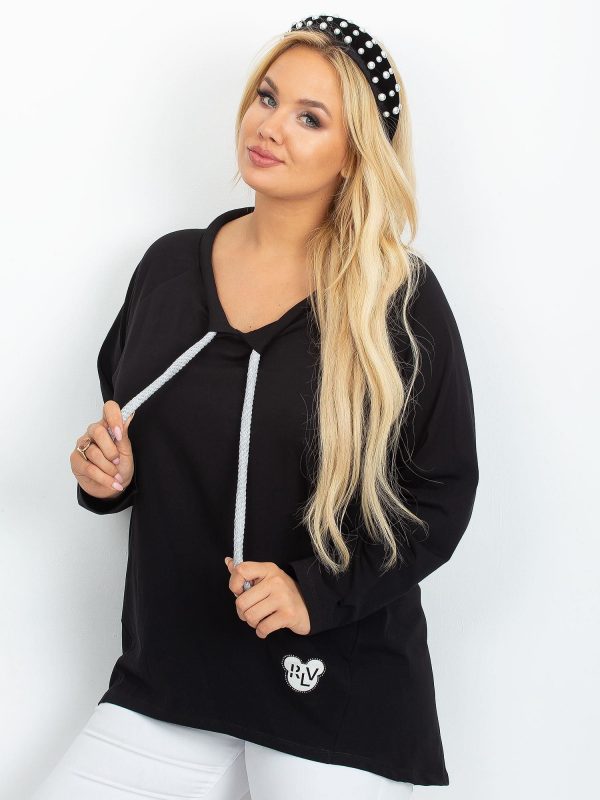 Black tunic plus size Sara