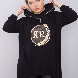 Black Plus Size Fantasy Hoodie