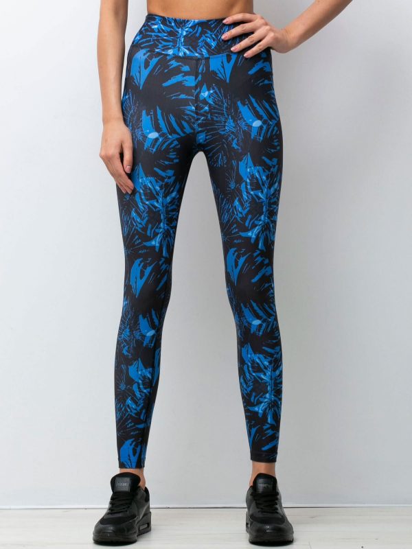 Black and Blue Faraway Leggings