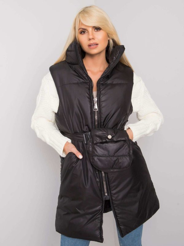 Black down vest Adeline