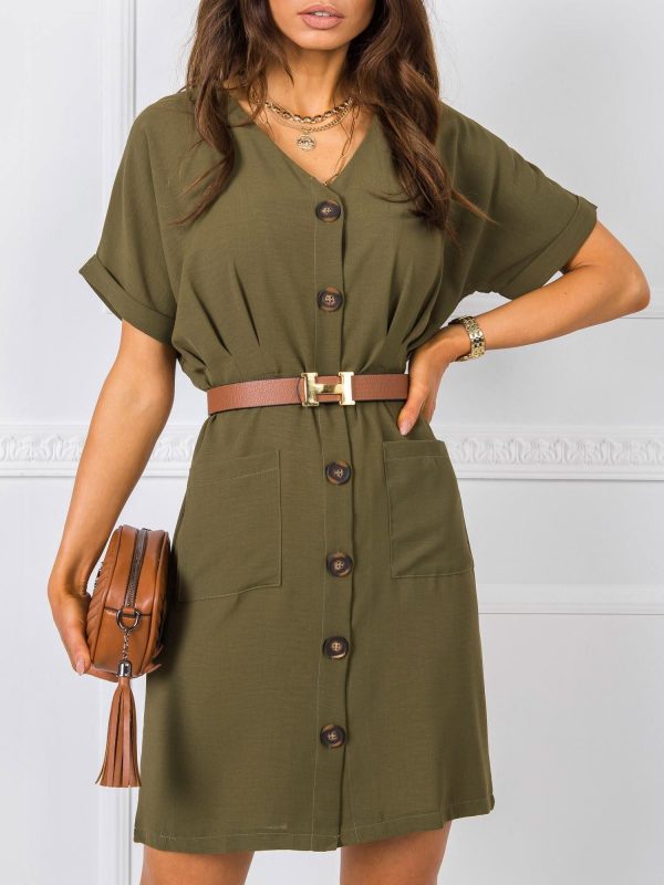 Khaki dress Blake RUE PARIS