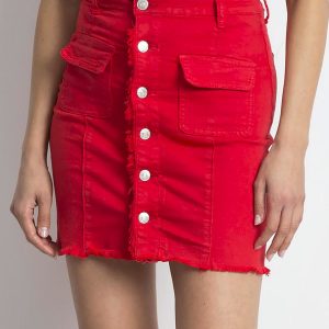 Red Skirt Buttons