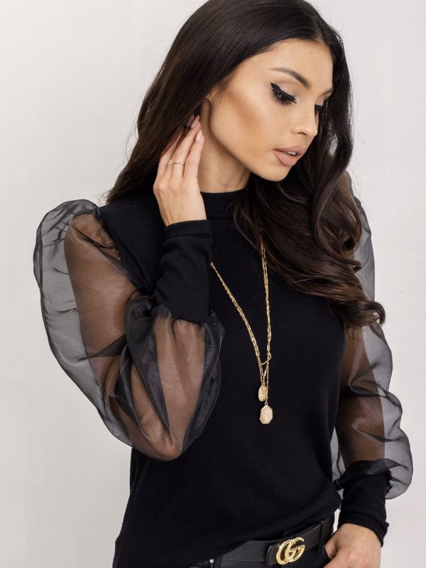 RUE PARIS Black blouse Marbella