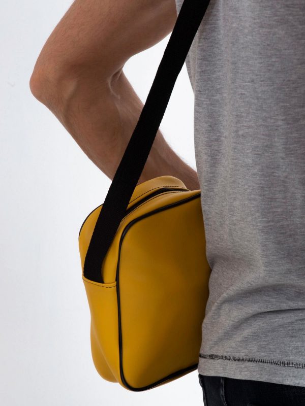 Yellow Mens Messenger Bag