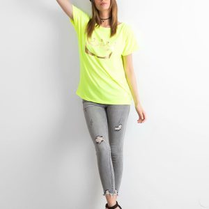 Fluo yellow t-shirt Kingdom