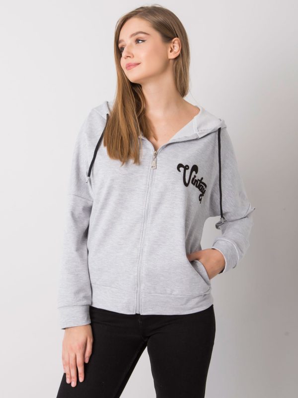 Grey Melange Diane Hoodie