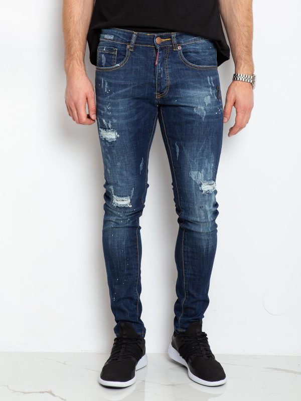 Blue Men's Road Jeans