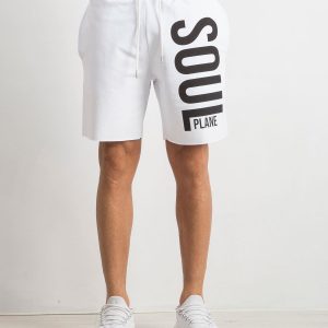 Soulplane Men's White Shorts