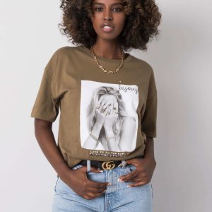 Khaki t-shirt Kaila