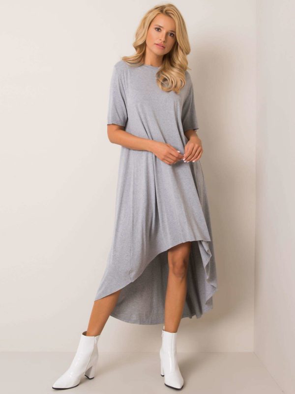 Grey melange dress Casandra RUE PARIS