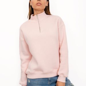 RUE PARIS Light pink Ayla sweatshirt