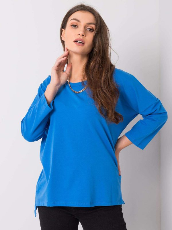 Blue blouse Salome