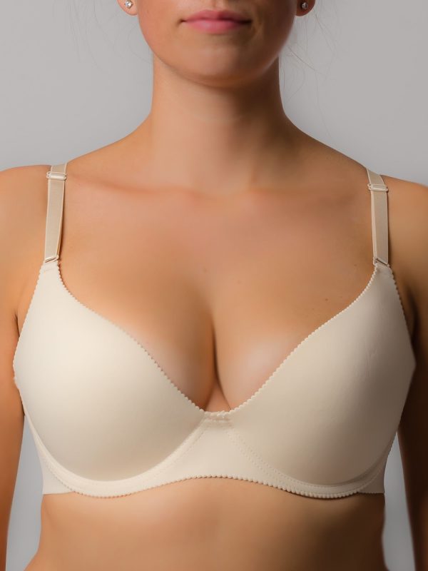 INTIMIDAO Beige smooth bra