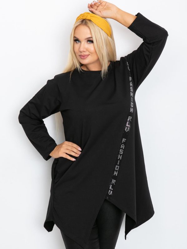 Black tunic plus size Pause