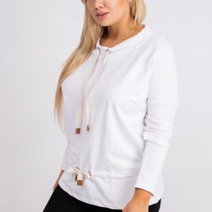 Khloe's white plus size blouse