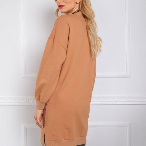 Aubrie RUE PARIS light brown dress