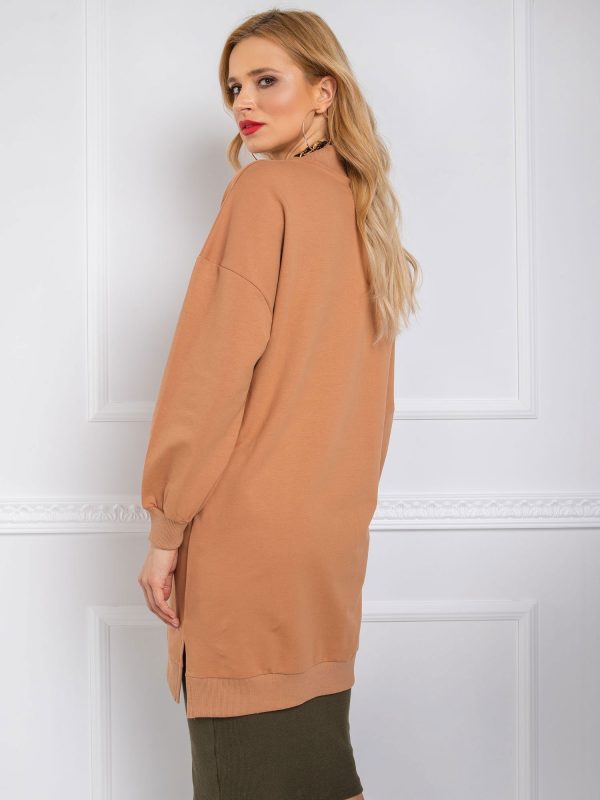 Aubrie RUE PARIS light brown dress