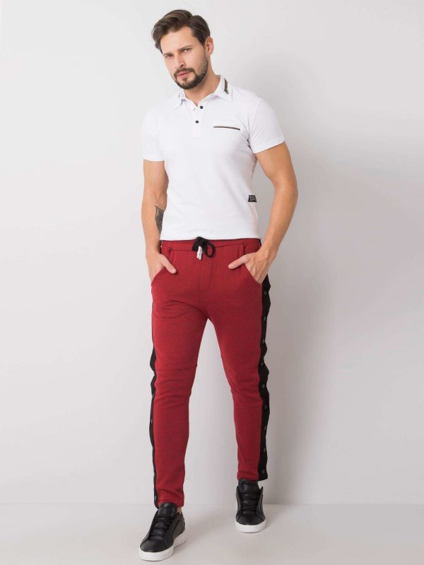 Burgundy men's sweatpants Proof