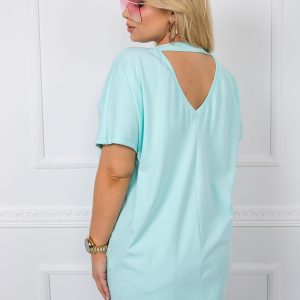 Light blue plus size blouse Jelissa