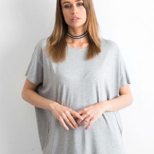 Grey Oversize Blouse