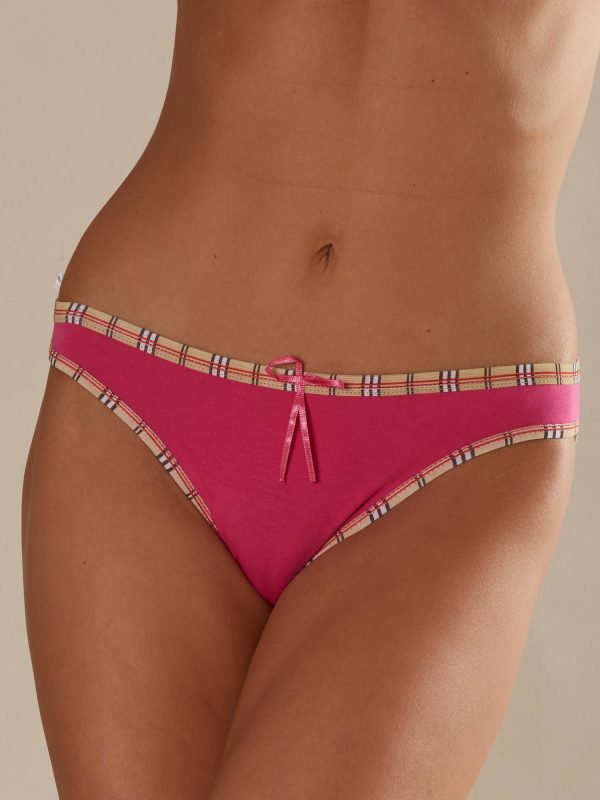 Dark pink women's panties