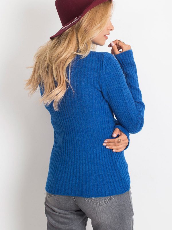 RUE PARIS Milo Cobalt Sweater