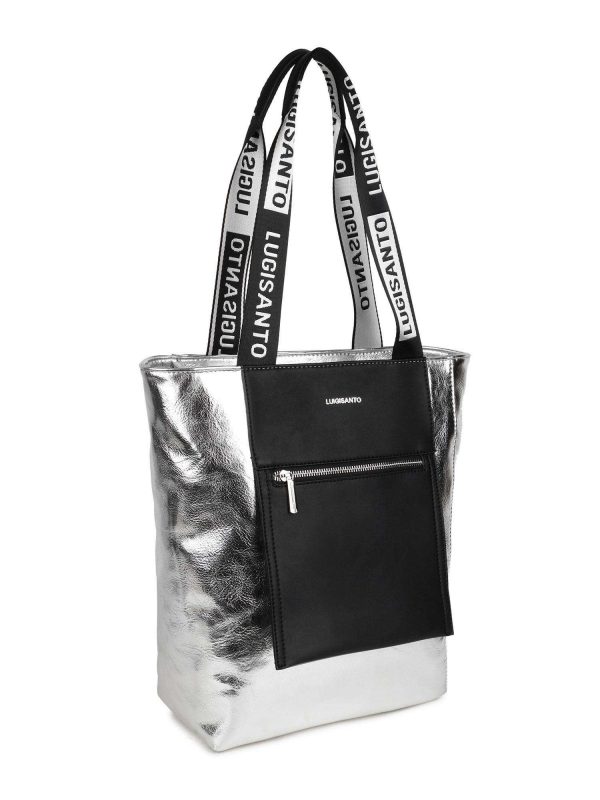 Silver women's bag LUIGISANTO