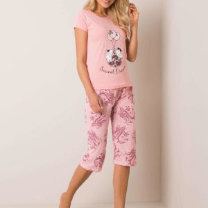 Pale Pink Cotton Pyjamas